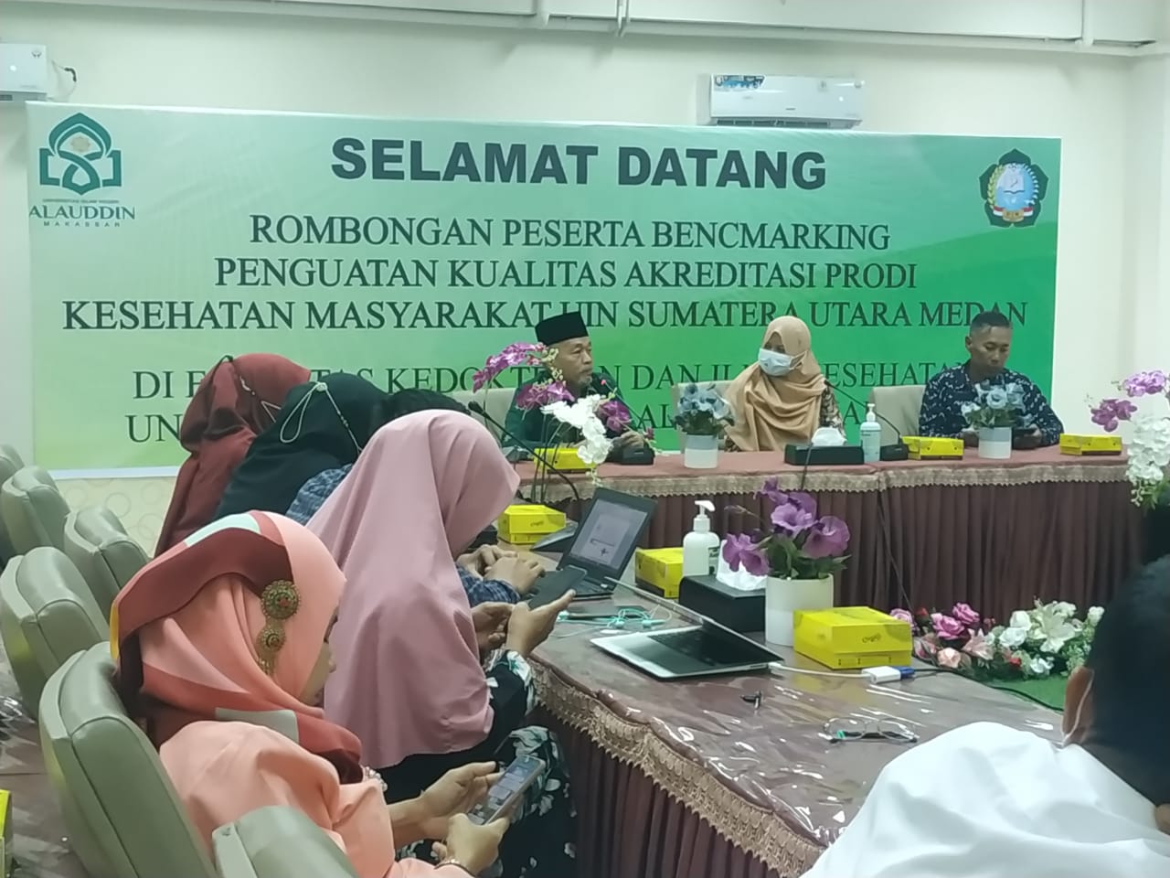 Penerimaan Rombongan Benchmarking Penguatan Kualitas Akreditasi Prodi Kesmas UIN Sumatera Utara Medan 